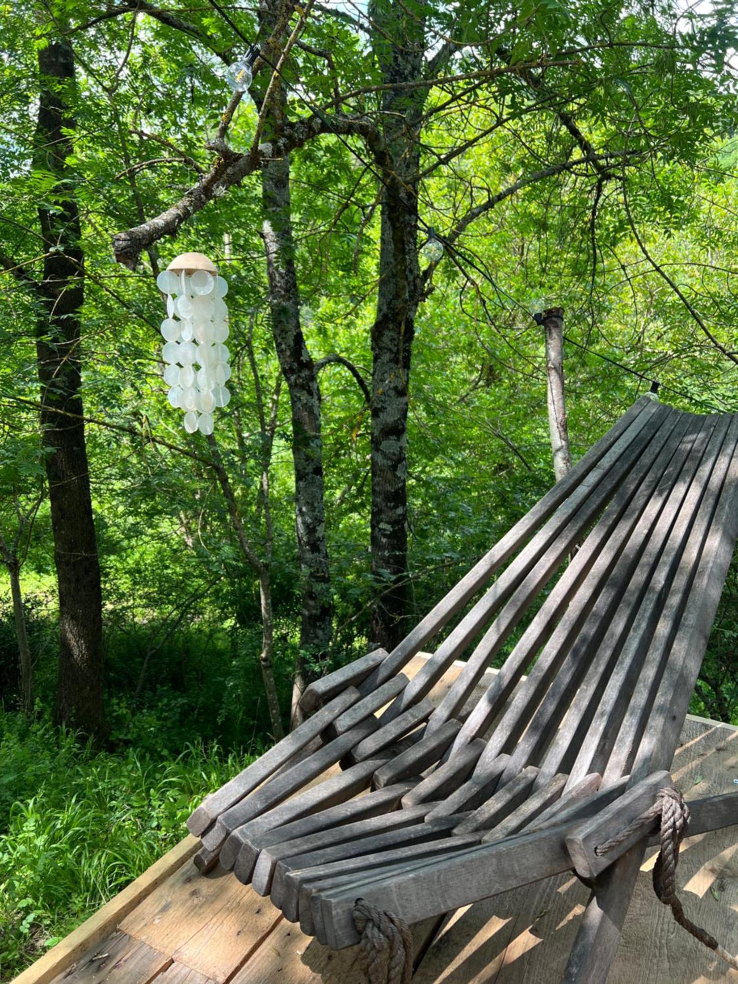 Tente Lodge En Pleine Nature Sumène Exteriér fotografie